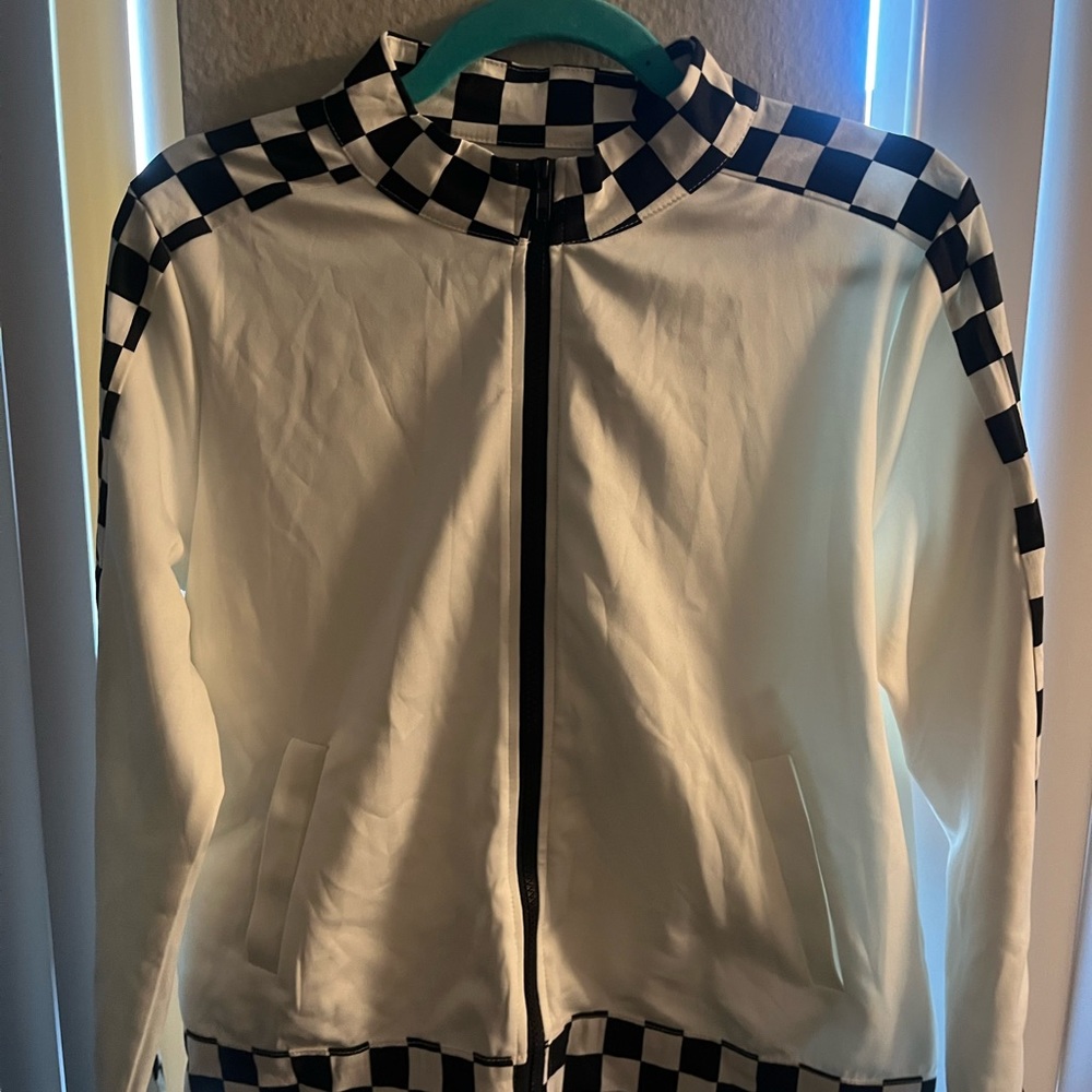Black & White Checkered Jacket